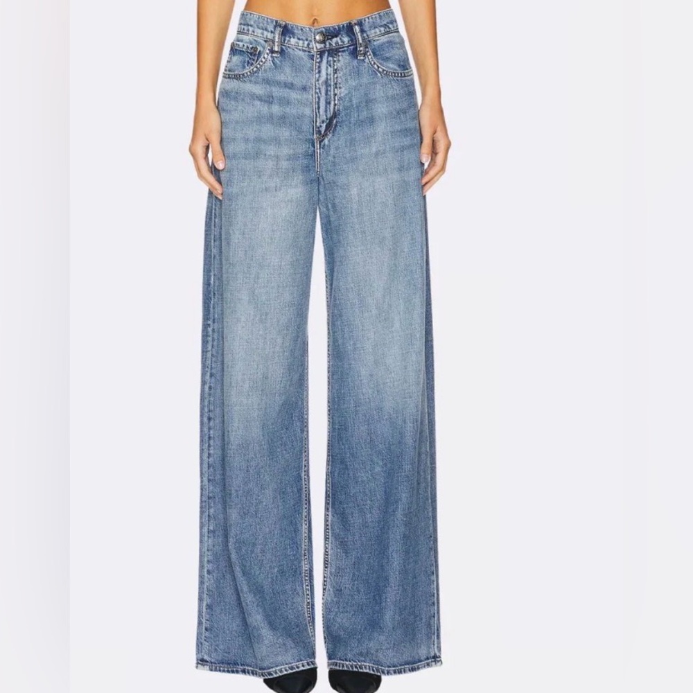 Rag & Bone Sofie High Rise Full Length Ultra Wide Jean